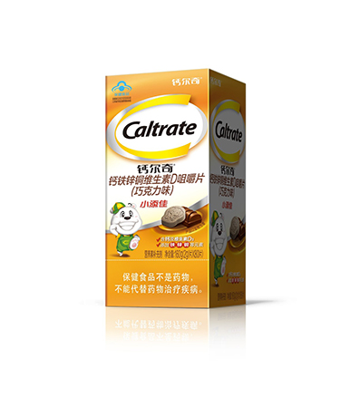 钙尔奇®小添佳咀嚼片—巧克力味